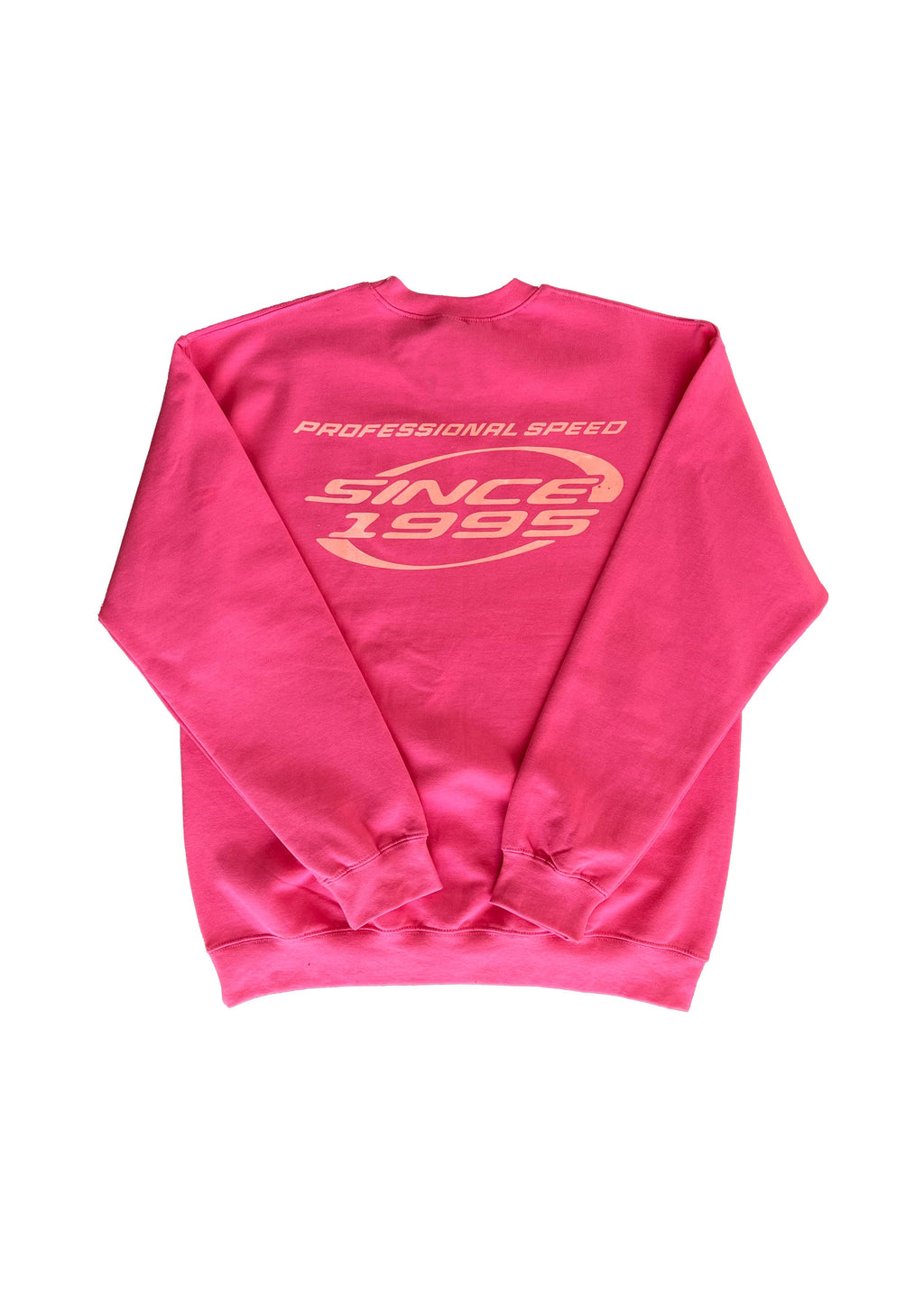 BLEACHED PINK DERBY VICTORY BOXY CREWNECK